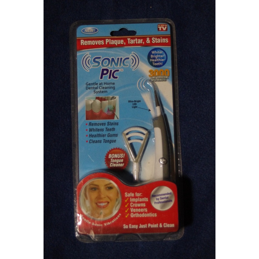 Sonic Pic Removes Plague, Tartar, & Stains Spark Innovators‎ Corp New Sealed
